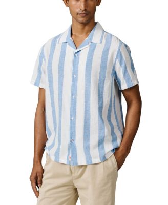  Abbey Cuban Collar Short Sleeved Shirt