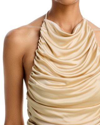 Inoa Draped Halter Mini Dress - thumbnail 3