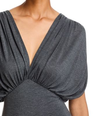 Daro V Neck Draped Sleeve Mini Dress - thumbnail 3