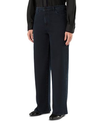 Mrsvodka Wide Leg Jeans in Navy