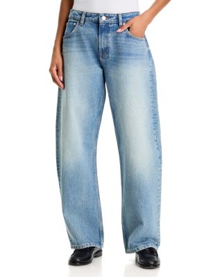 Shifter Bowed Mid Rise Jeans in Luca