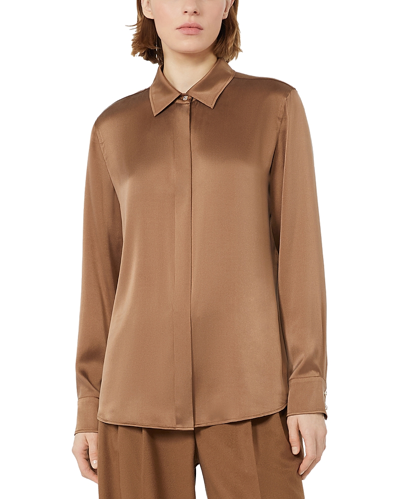 Max Mara Studio Mstxero Silk Blend Shirt