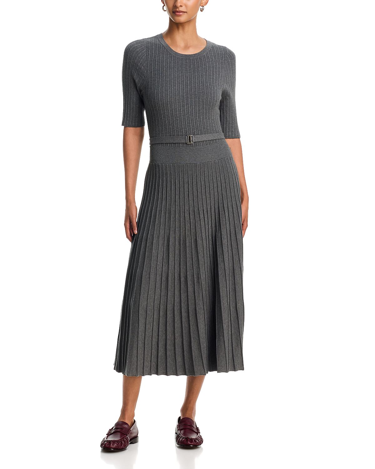 Veronica Beard Elthea Belted Midi Dress