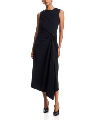 Freja Sleeveless Asymmetric Midi Dress