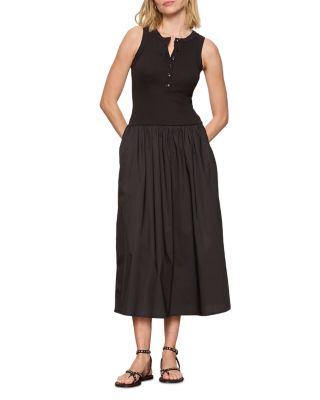 Sanctuary Breakaway Mixed Media Midi Dress