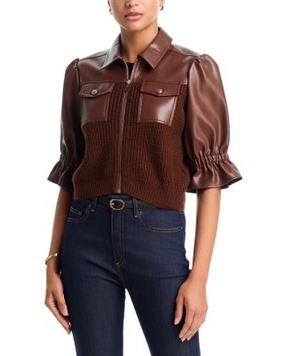 Holly Mixed Media Jacket