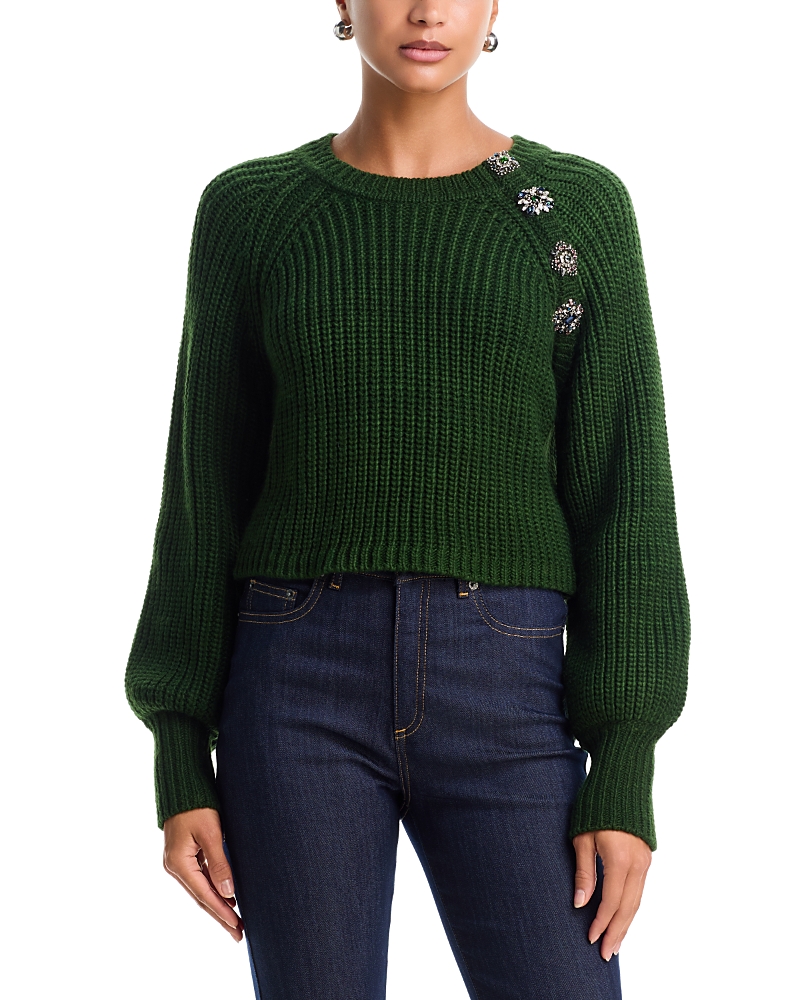 Cinq a Sept Keren Baroque Embellished Sweater