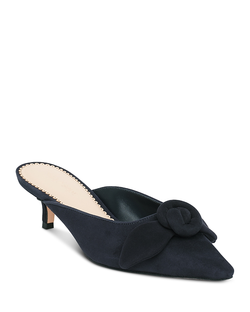 Cinq a Sept Women's Layla Suede Kitten Heel Pumps