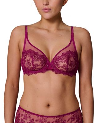 Passion Sheer Plunge Underwire Bra
