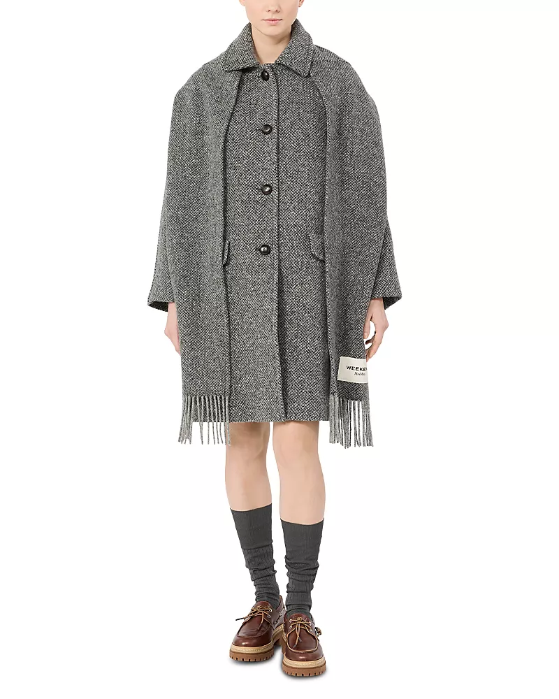 Weekend Max Mara Wkdlatino Wool Blend Coat