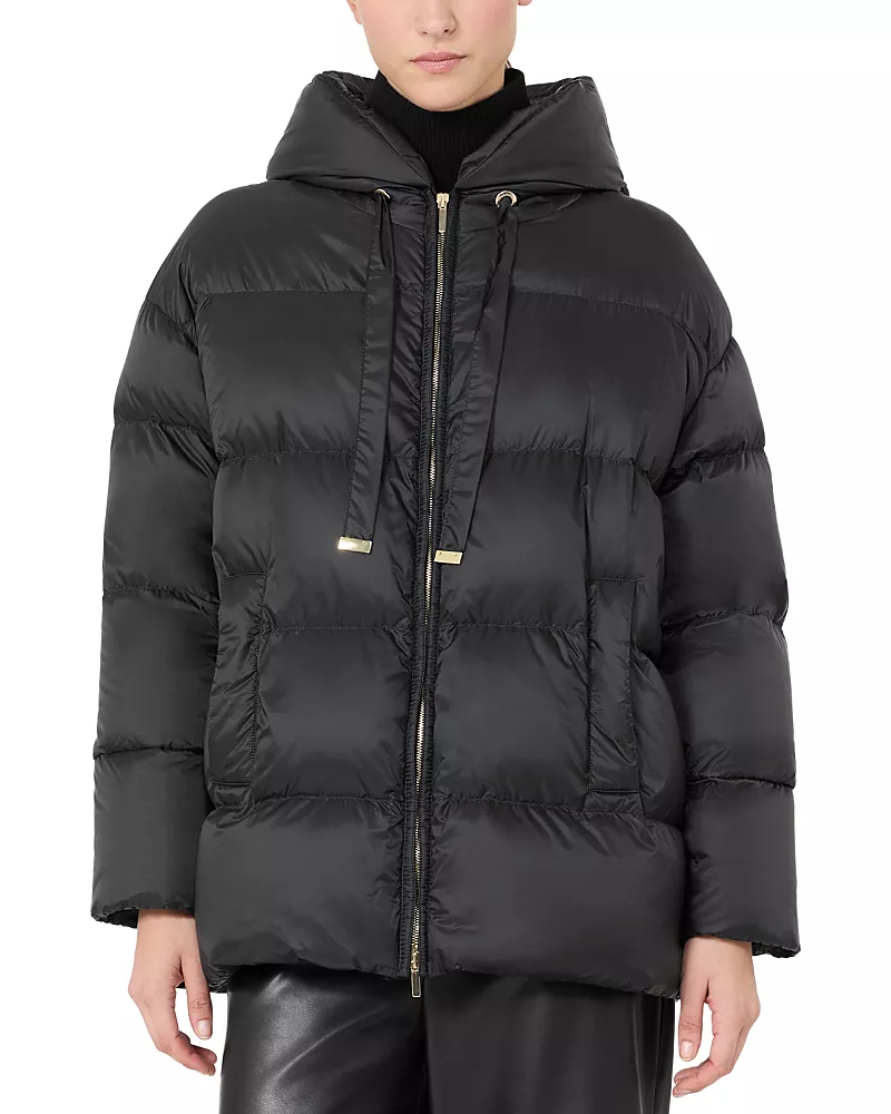 Max Mara Mtcnerine Hooded Down Puffer Coat