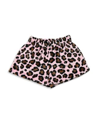 Girls' Leopard Print Cozy Shorts - Big Kid