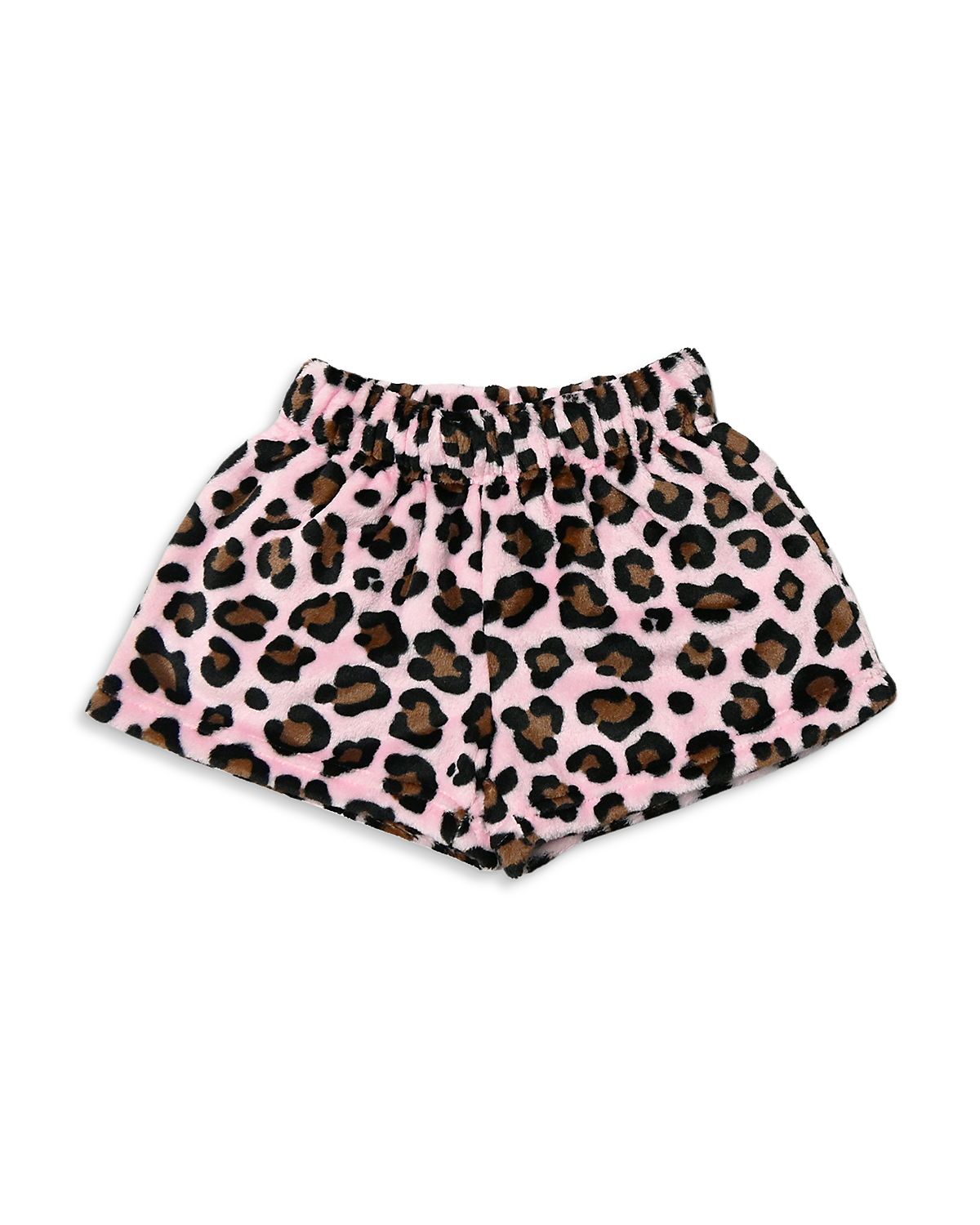 Omg Accessories Girls' Leopard Print Cozy Shorts - Big Kid