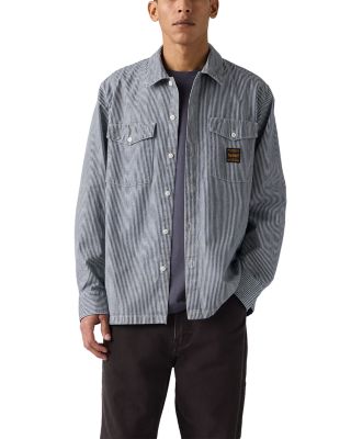 Washington Stripe Cotton Work Shirt