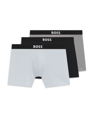 Cotton Blend Logo Boxer Briefs, Pack of 3
