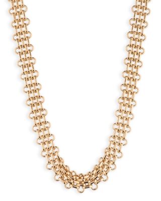Rolo Link Collar Necklace, 16"