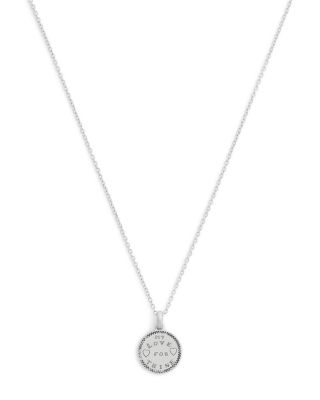 Runway My Love Coin Charm Pendant Necklace, 16"