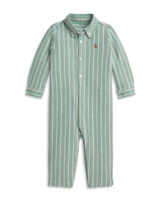 Boys' Striped Knit Oxford Coverall - Baby