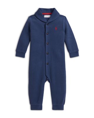 Boys' Fleece Shawl Collar Coverall - Baby