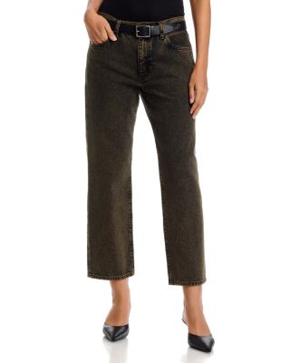 The Hang Mid Rise Straight Jeans in Dune Oxide