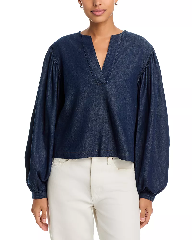 Frame The Off Duty Long Sleeve Top