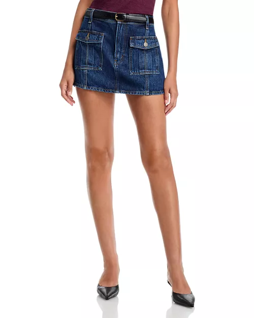 womens denim skirts