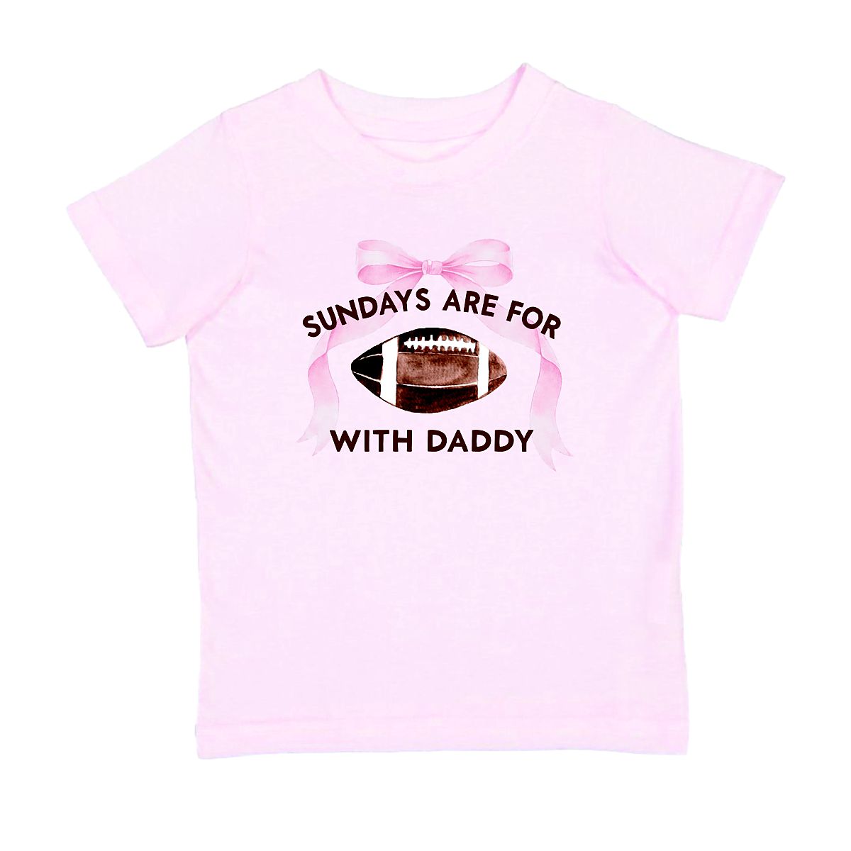 Sweet Wink Girls' Sundays Are For Football Short Sleeve T-Shirt - Big Kid