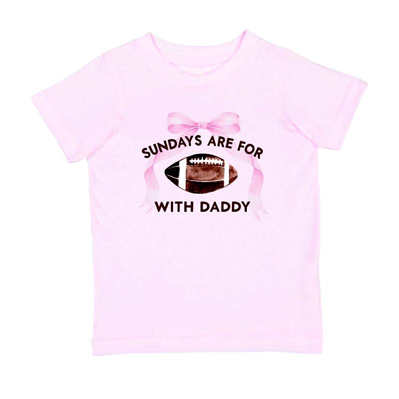 Sweet Wink Girls' Sundays Are For Football Short Sleeve T-Shirt - Big Kid