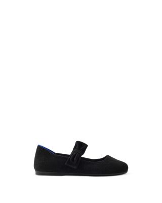 Girls' ReVelvet™ Tux Bow Mary Jane Flats – Toddler, Little Kid
