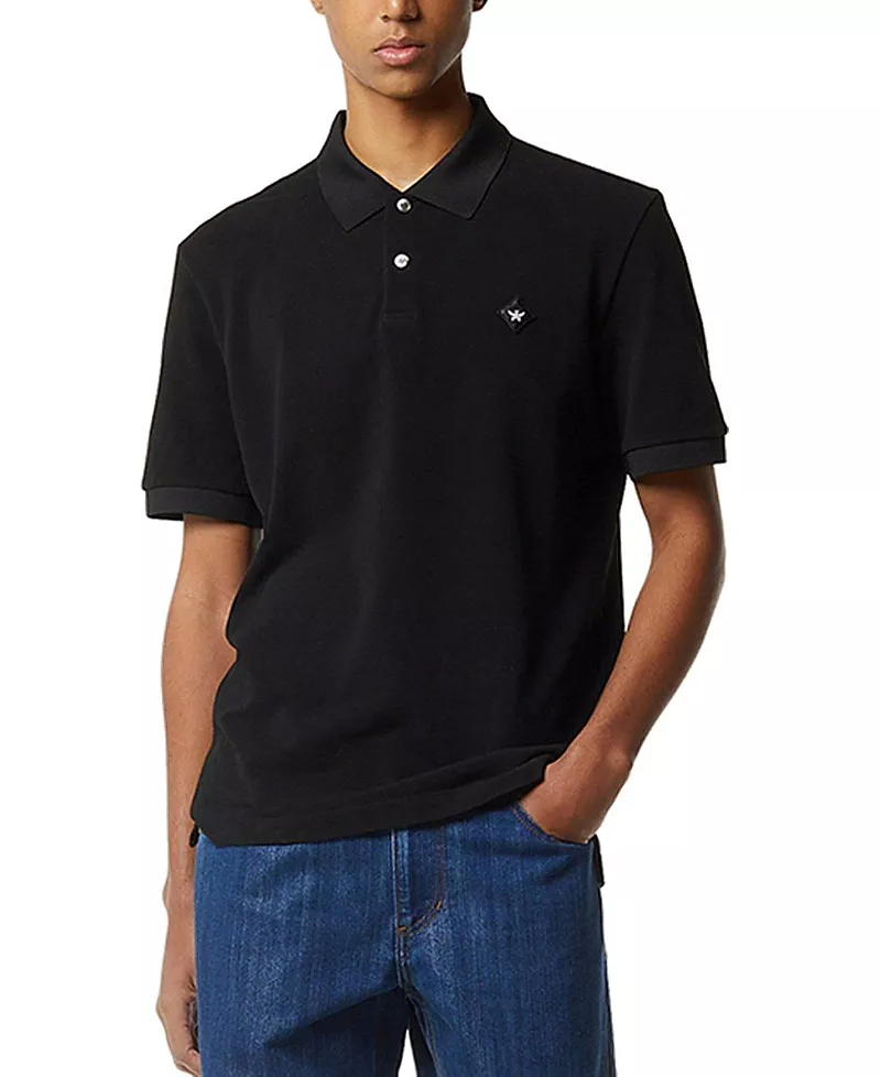 Mcm Diamond Patch Pique Polo
