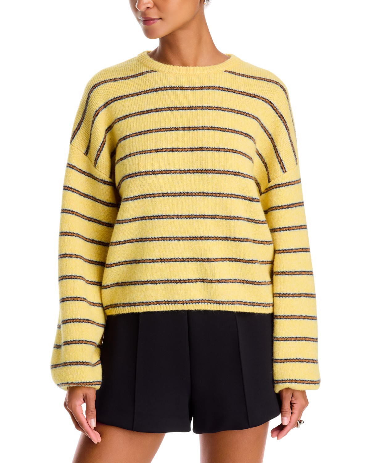 Kensington Striped Cropped Sweater
