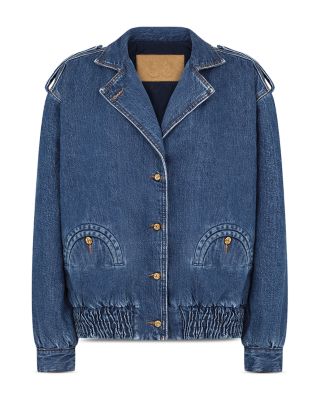 Nriid Charlie Cotton Denim Bomber Jacket