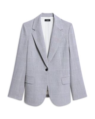 Lynnia Single Breasted Wool-Blend Blazer