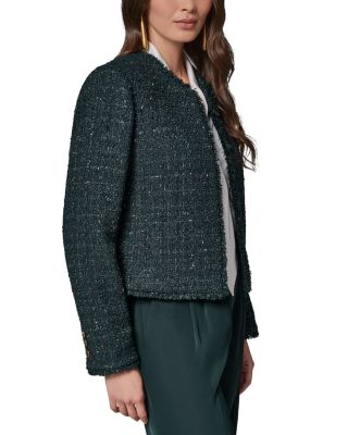 Fringe Trim Open Front Jacket - thumbnail 6