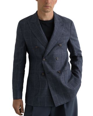 Tailored Fit Prince Of Wales Sport Coat
