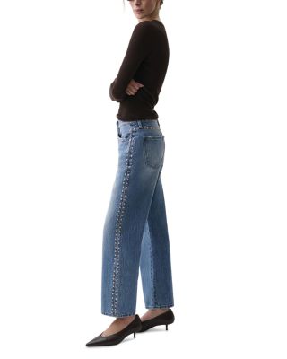 Lexi High Rise Straight Jeans in Star Studded - thumbnail 4