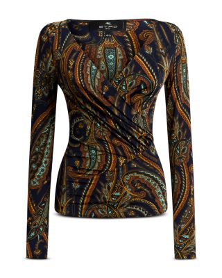 Surplice Neck Knit Top