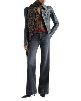 Modern Dojo High Rise Flare Jeans in Inkstorm - thumbnail 2