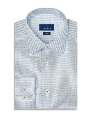 Trim Fit Micro Dobby Dress Shirt