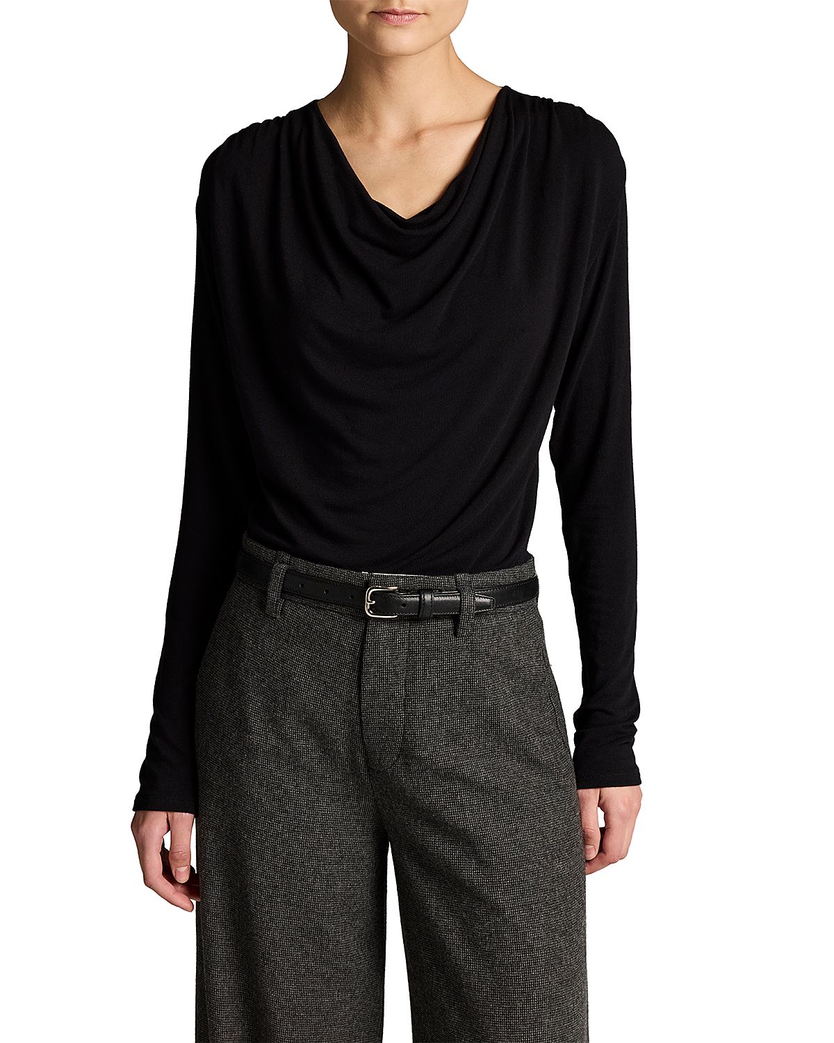 Vince Long Sleeve Cowl Neck Top