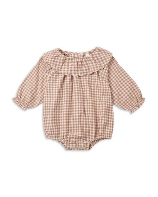Girls' Colette Cotton Gingham Romper - Baby