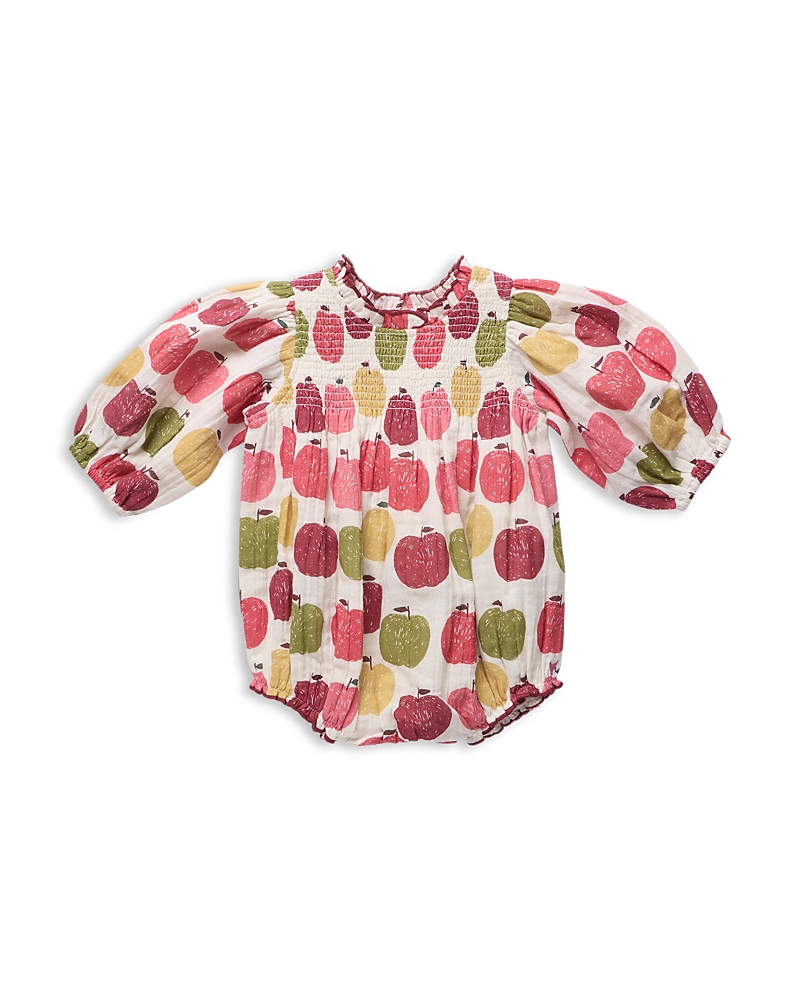 Pink Chicken Girls' Stevie Cotton Puff Sleeve Bubble Bodysuit - Baby