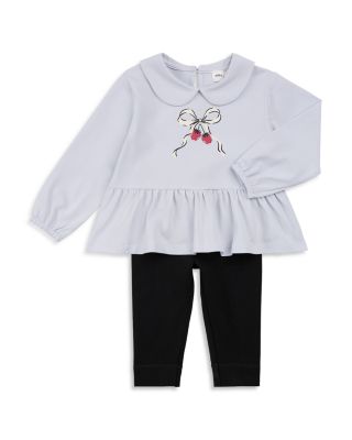 Girls' Bow Print Legging Set - Baby