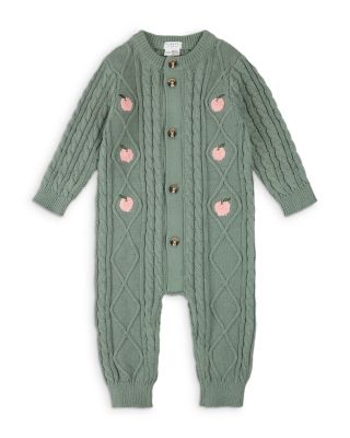 Girls Long Sleeve Sweater Knit Playsuit - Baby