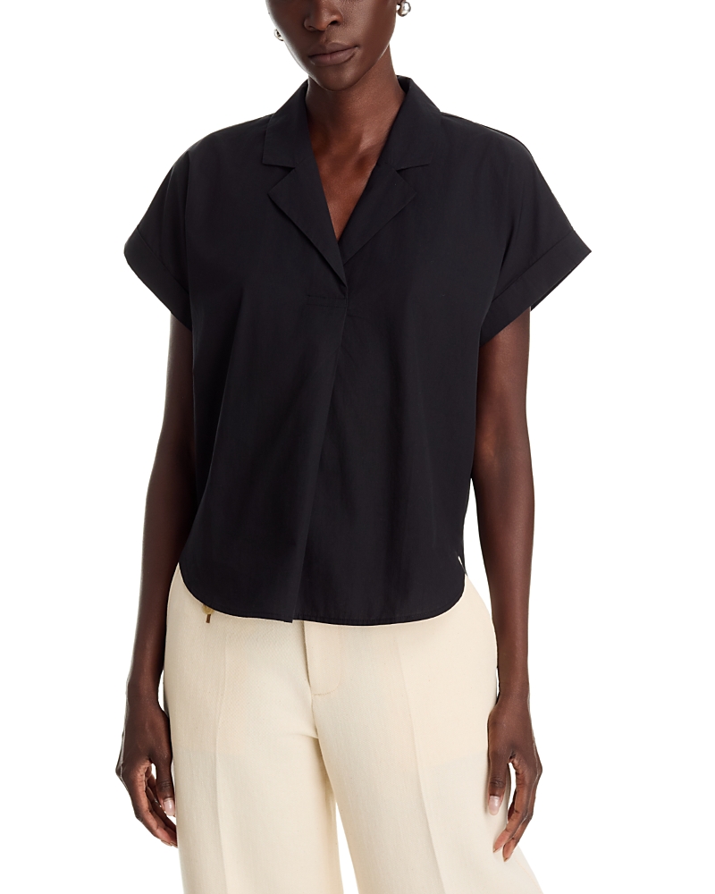 Eileen Fisher Notched Collar Top