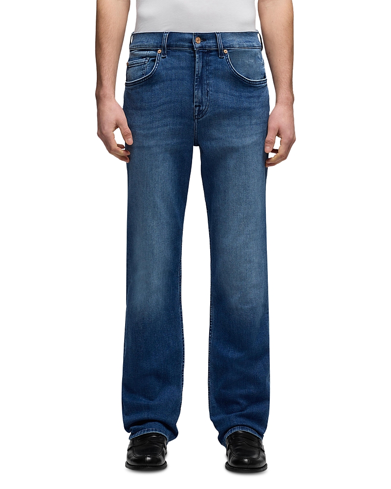 7 For All Mankind Austyn Relaxed Straight Fit Cotton Blend 33 Jeans in Homestead