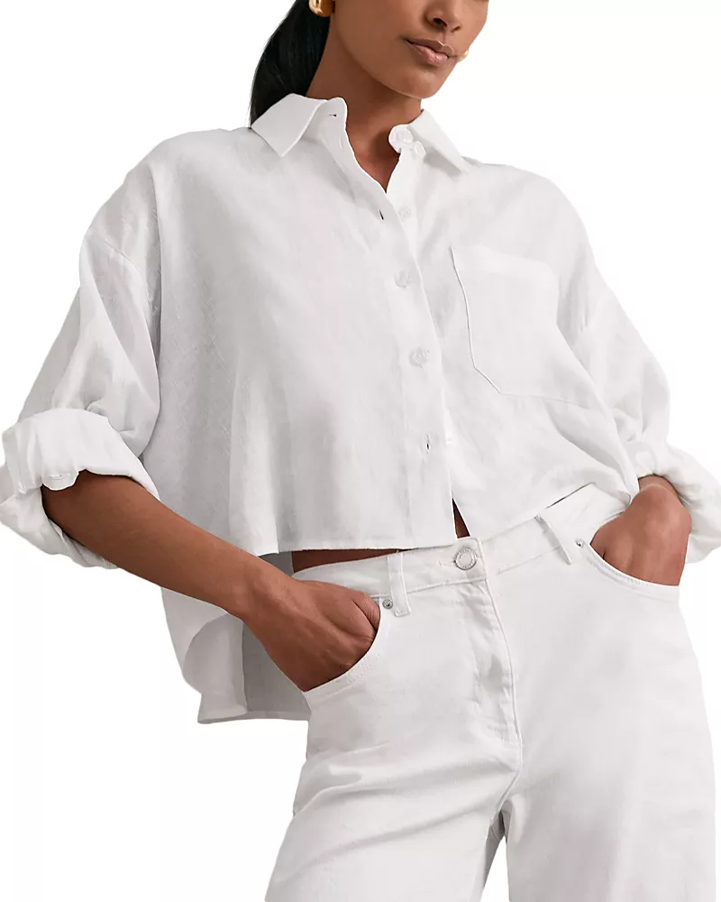 Reiss Solena Linen Shirt