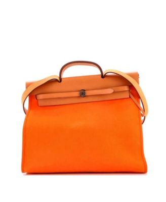 39 Herbag Zip Leather and Toile