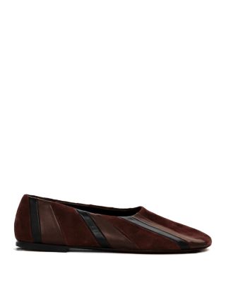 Women's Glove Leather & Suede Flats