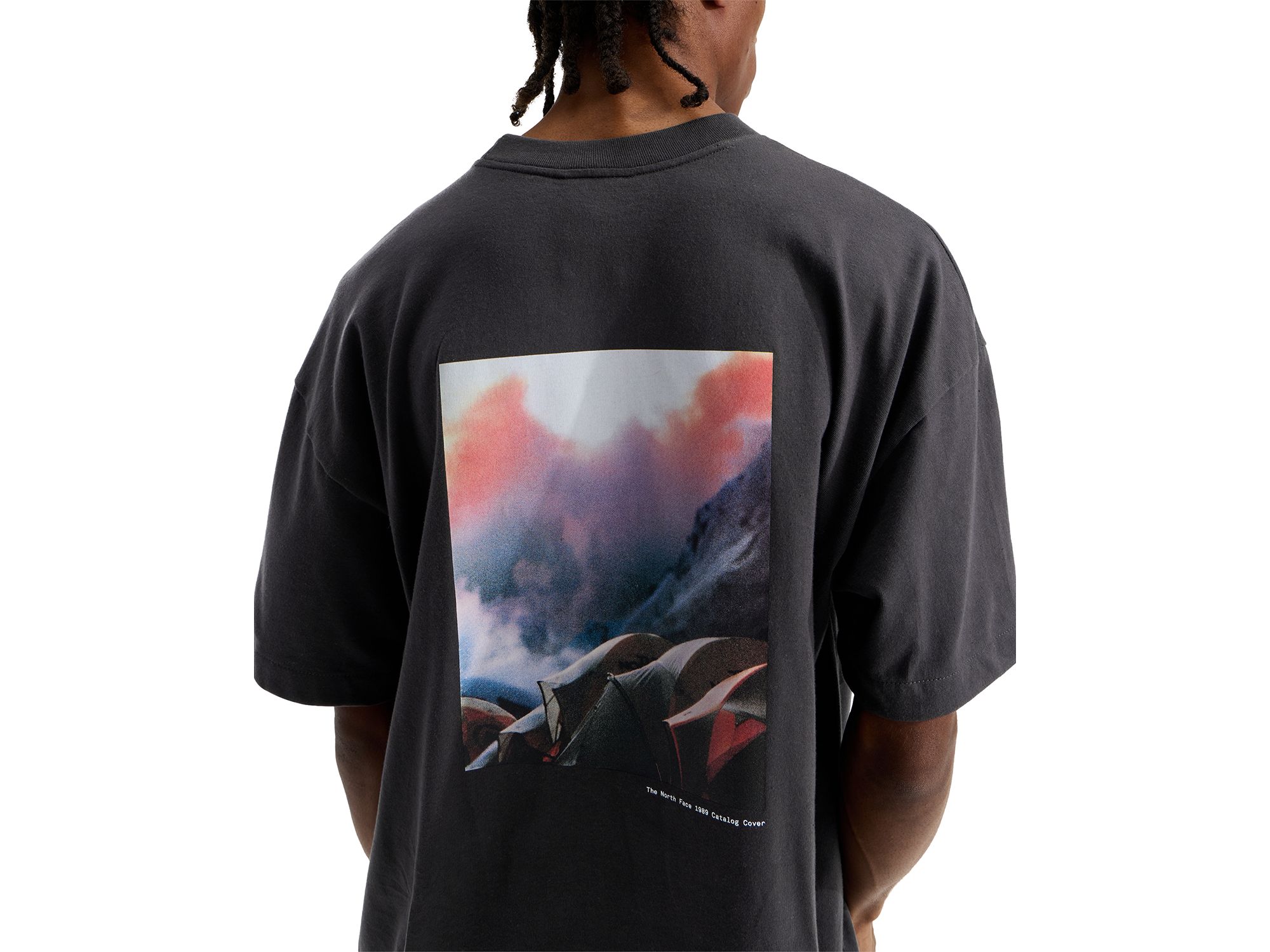 Oversized Fit TNF™ Red Box Graphic Short Sleeve Tee — Image 4